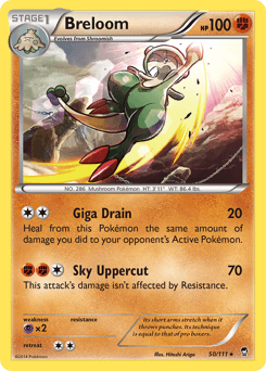 Breloom 50 — Furious Fists