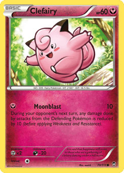 Clefairy 70 — Furious Fists