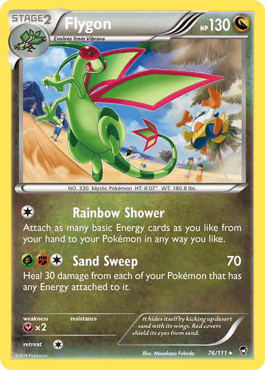 Carta Flygon 76/111 do set Furious Fists — Pokémon TCG | Bynx