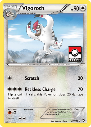Carta Vigoroth 82/111 do set Furious Fists — Pokémon TCG | Bynx
