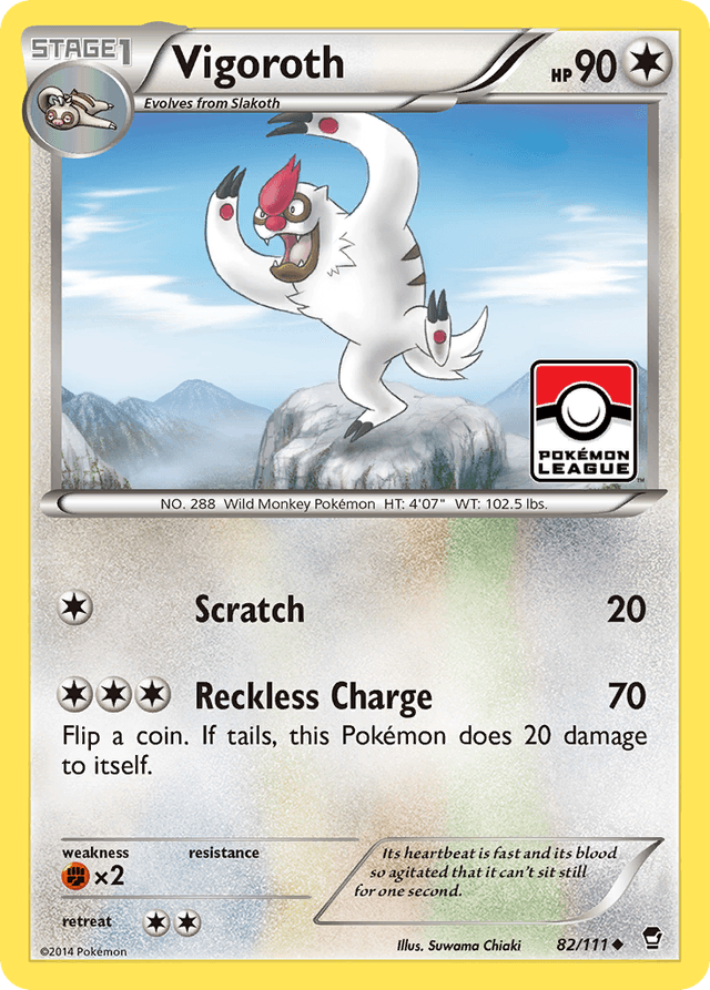 Carta Vigoroth 82/111 do set Furious Fists — Pokémon TCG | Bynx