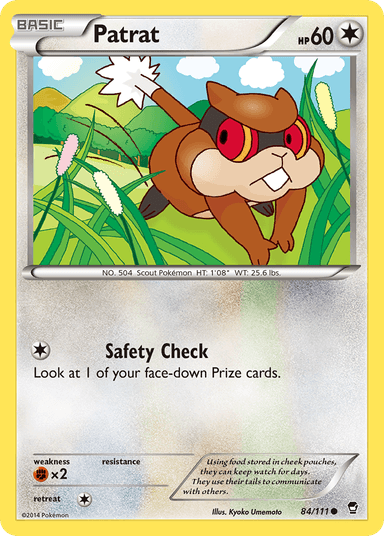 Carta Patrat 84/111 do set Furious Fists — Pokémon TCG | Bynx