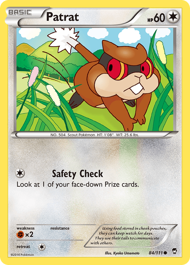 Carta Patrat 84/111 do set Furious Fists — Pokémon TCG | Bynx