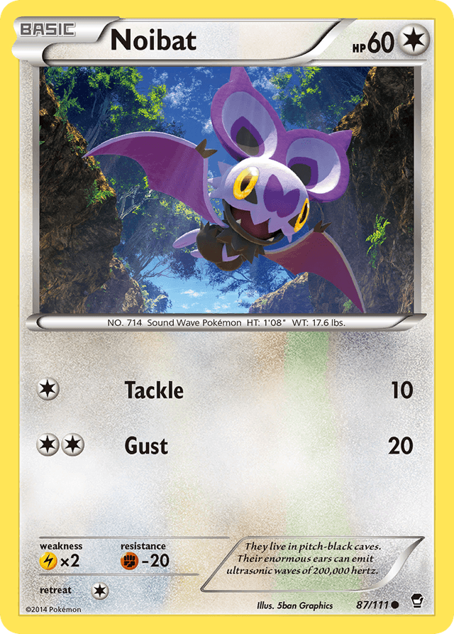 Carta Noibat 87/111 do set Furious Fists — Pokémon TCG | Bynx