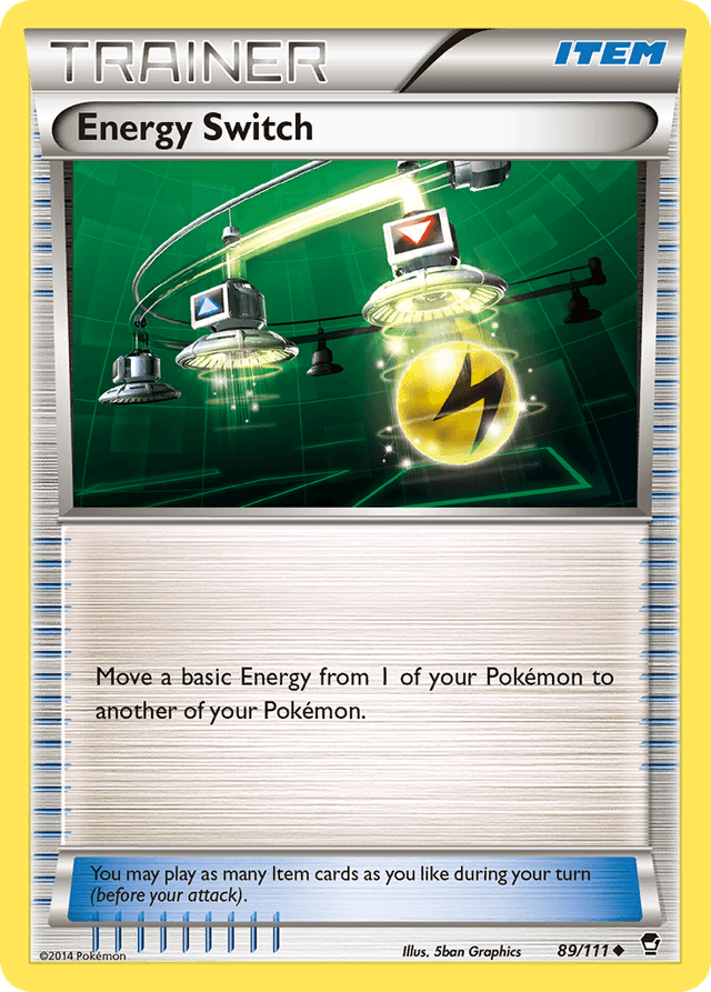 Carta Energy Switch 89/111 do set Furious Fists — Pokémon TCG | Bynx