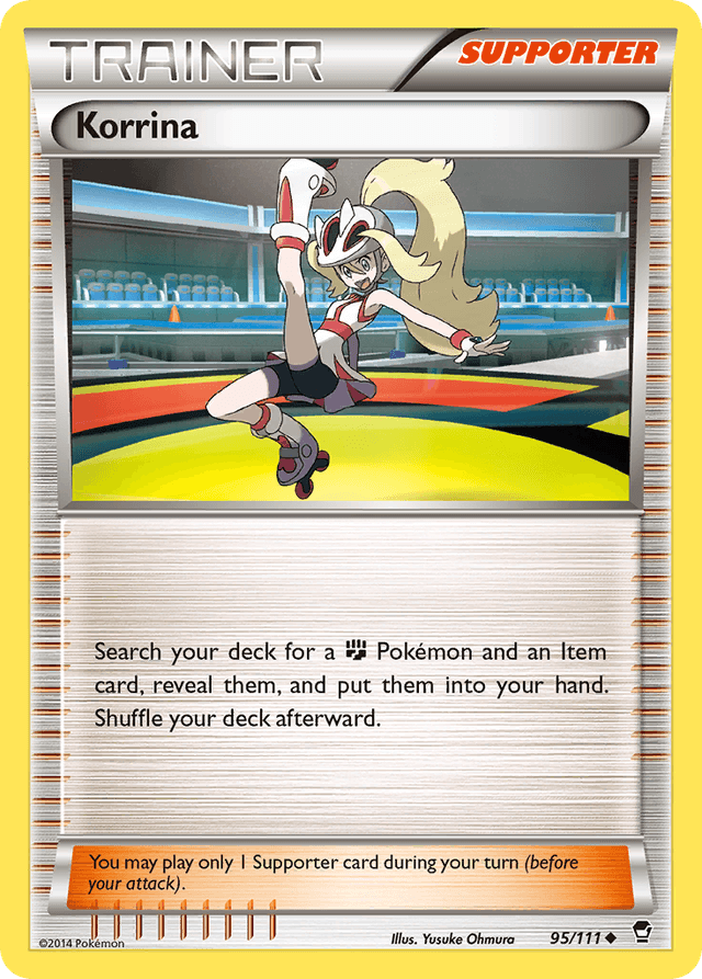 Carta Korrina 95/111 do set Furious Fists — Pokémon TCG | Bynx