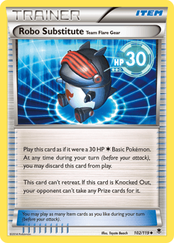 Robo Substitute Team Flare Gear 102/119 — Força Fantasma