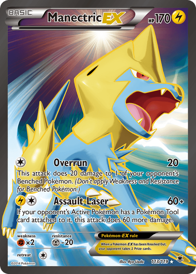 Carta Manectric-EX 113/119 do set Phantom Forces — Pokémon TCG | Bynx