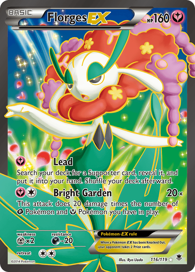 Carta Florges-EX 116/119 do set Phantom Forces — Pokémon TCG | Bynx