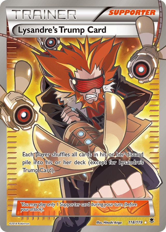 Carta Lysandre's Trump Card 118/119 do set Phantom Forces — Pokémon TCG | Bynx