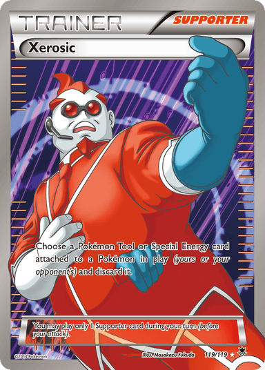 Carta Xerosic 119/119 do set Phantom Forces — Pokémon TCG | Bynx