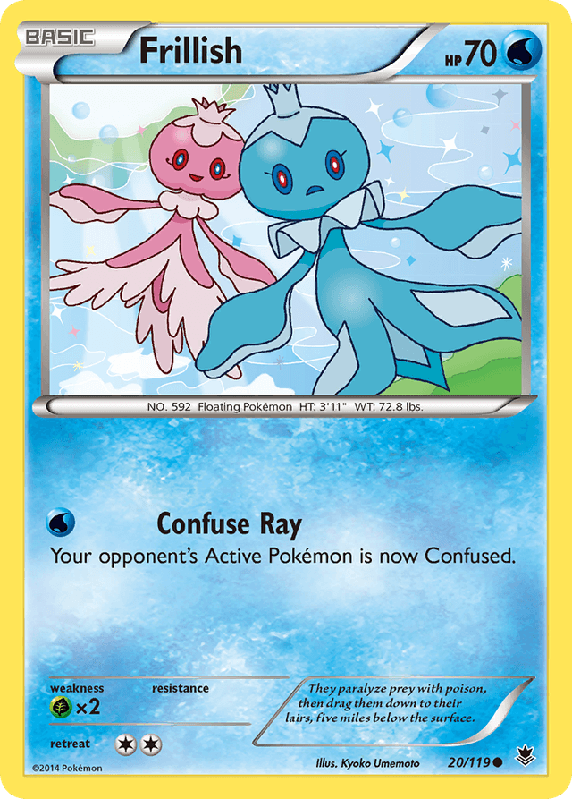 Carta Frillish 20/119 do set Phantom Forces — Pokémon TCG | Bynx