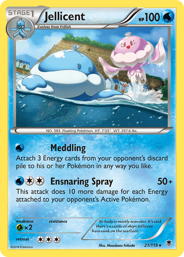 Carta Jellicent 21/119 do set Phantom Forces — Pokémon TCG | Bynx