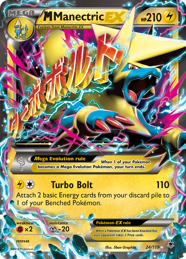 Carta M Manectric-EX 24/119 do set Phantom Forces — Pokémon TCG | Bynx