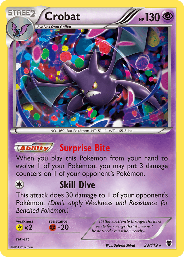 Carta Crobat 33/119 do set Phantom Forces — Pokémon TCG | Bynx