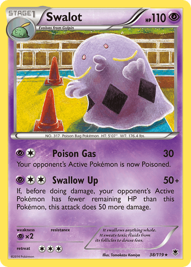 Carta Swalot 38/119 do set Phantom Forces — Pokémon TCG | Bynx
