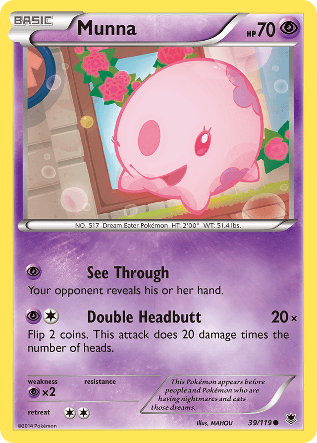 Carta Munna 39/119 do set Phantom Forces — Pokémon TCG | Bynx