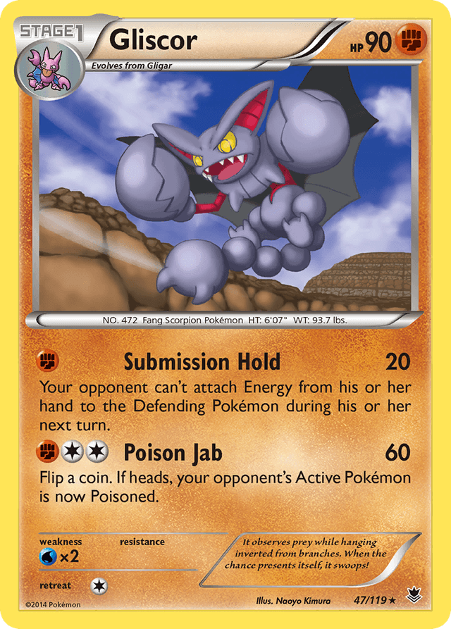 Carta Gliscor 47/119 do set Phantom Forces — Pokémon TCG | Bynx