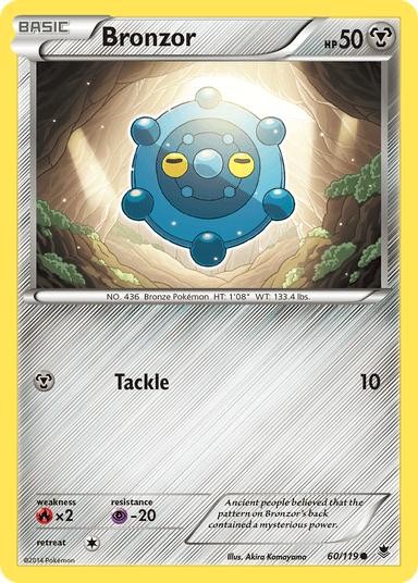 Carta Bronzor 60/119 do set Phantom Forces — Pokémon TCG | Bynx
