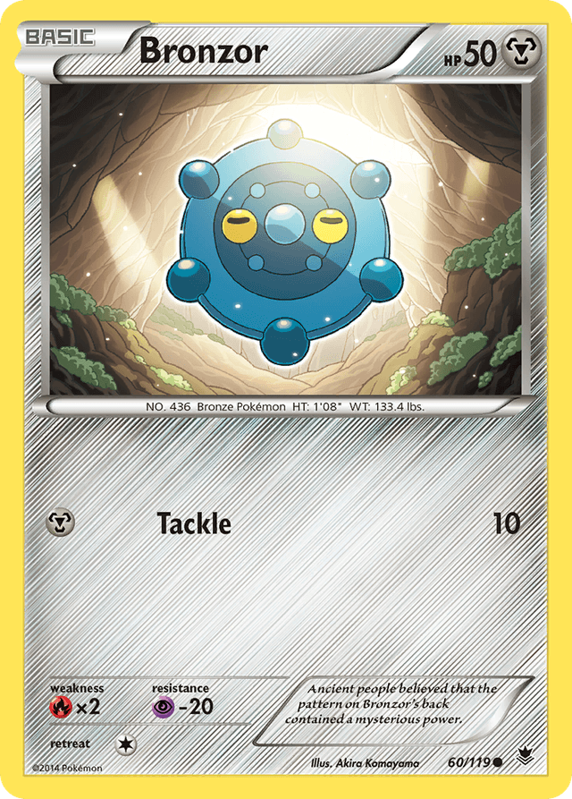 Carta Bronzor 60/119 do set Phantom Forces — Pokémon TCG | Bynx