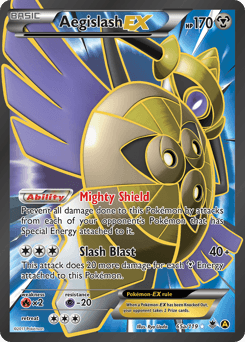 Carta Aegislash-EX 65a do set Phantom Forces — Pokémon TCG | Bynx