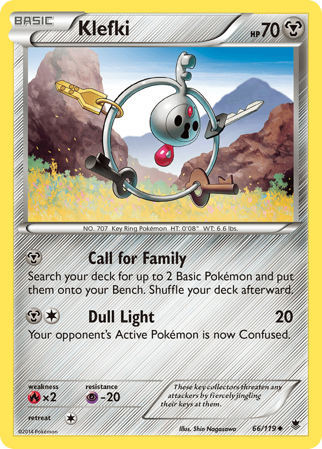 Carta Klefki 66/119 do set Phantom Forces — Pokémon TCG | Bynx