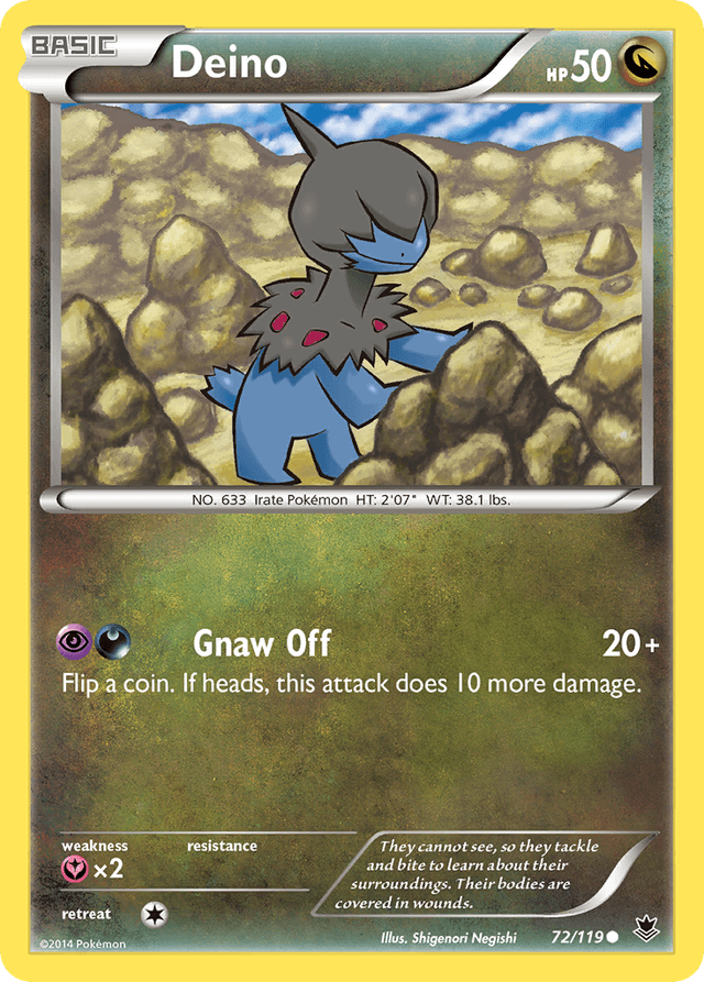 Carta Deino 72/119 do set Phantom Forces — Pokémon TCG | Bynx