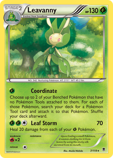 Carta Leavanny 7/119 do set Phantom Forces — Pokémon TCG | Bynx