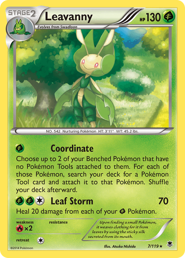 Carta Leavanny 7/119 do set Phantom Forces — Pokémon TCG | Bynx