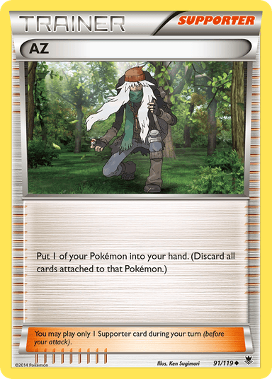 Carta AZ 91/119 do set Phantom Forces — Pokémon TCG | Bynx