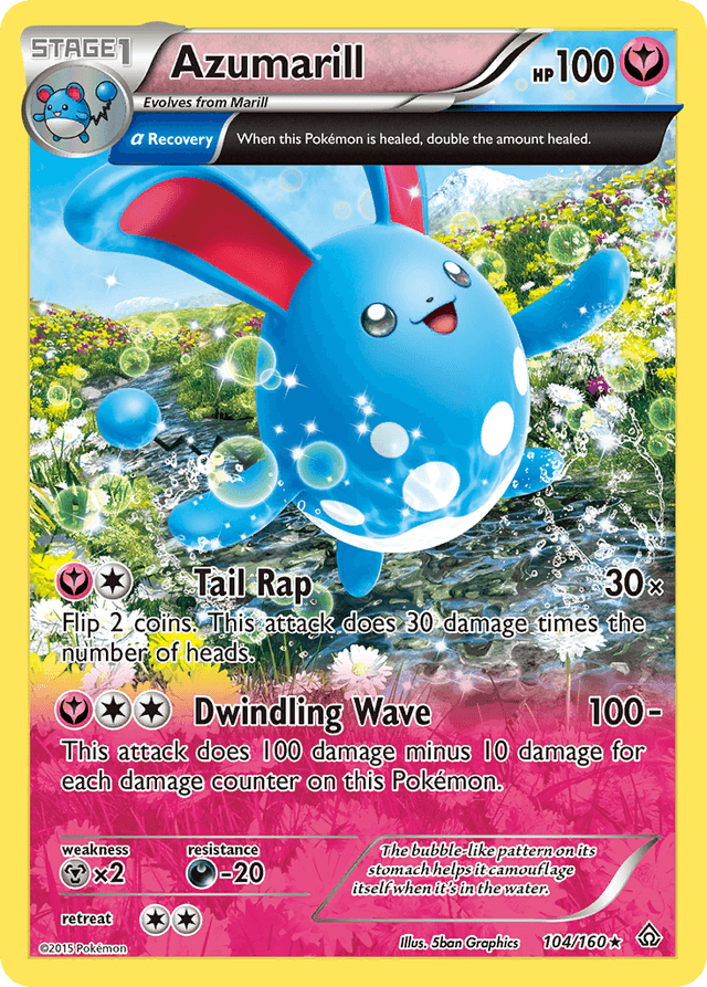 Carta Azumarill 104/160 do set Primal Clash — Pokémon TCG | Bynx