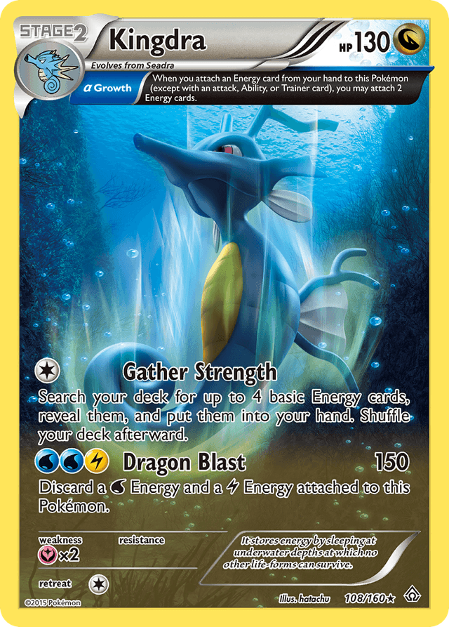 Carta Kingdra 108/160 do set Primal Clash — Pokémon TCG | Bynx