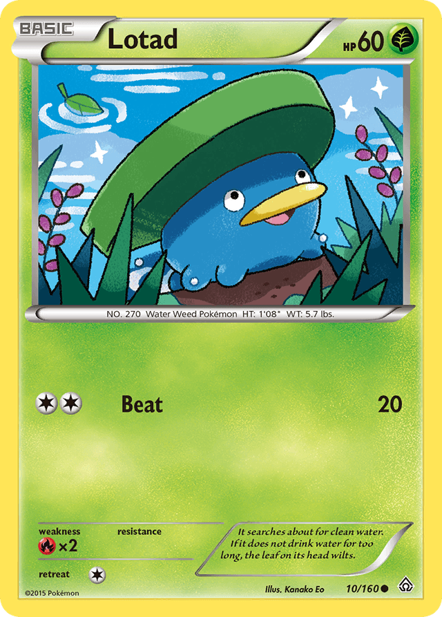 Carta Lotad 10/160 do set Primal Clash — Pokémon TCG | Bynx