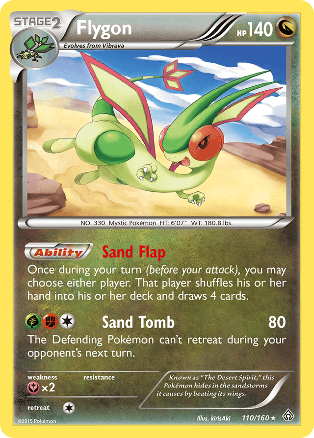 Carta Flygon 110/160 do set Primal Clash — Pokémon TCG | Bynx