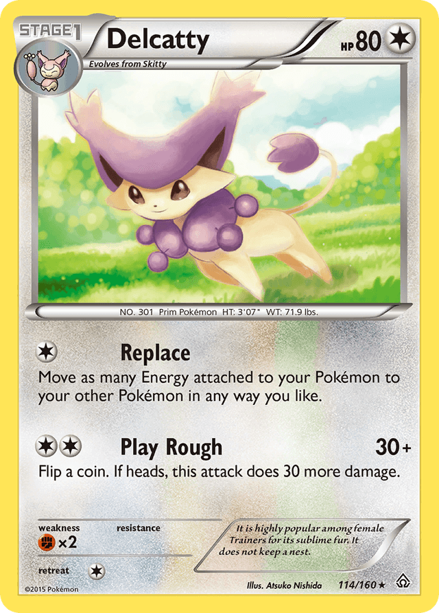 Carta Delcatty 114/160 do set Primal Clash — Pokémon TCG | Bynx