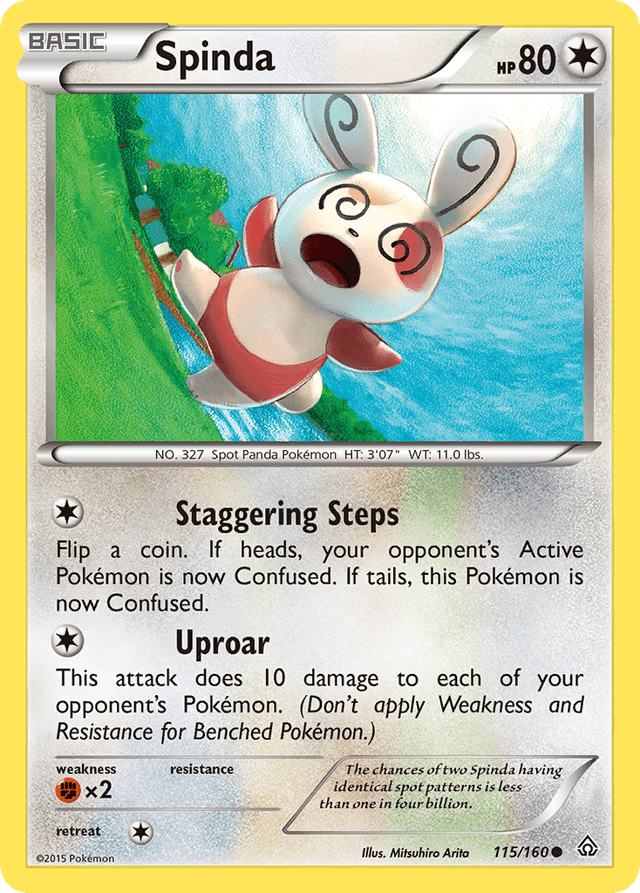 Carta Spinda 115/160 do set Primal Clash — Pokémon TCG | Bynx
