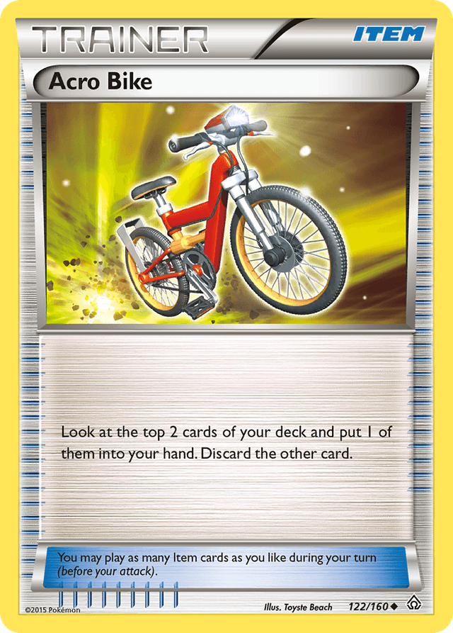 Carta Acro Bike 122/160 do set Primal Clash — Pokémon TCG | Bynx