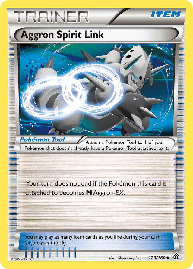 Carta Aggron Spirit Link 123/160 do set Primal Clash — Pokémon TCG | Bynx
