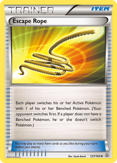 Carta Escape Rope 127/160 do set Primal Clash — Pokémon TCG | Bynx
