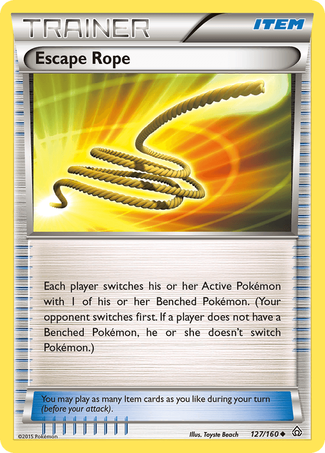 Carta Escape Rope 127/160 do set Primal Clash — Pokémon TCG | Bynx