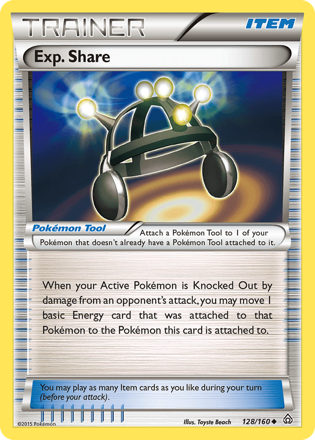 Carta Exp. Share 128/160 do set Primal Clash — Pokémon TCG | Bynx