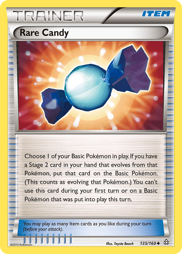 Carta Rare Candy 135/160 do set Primal Clash — Pokémon TCG | Bynx