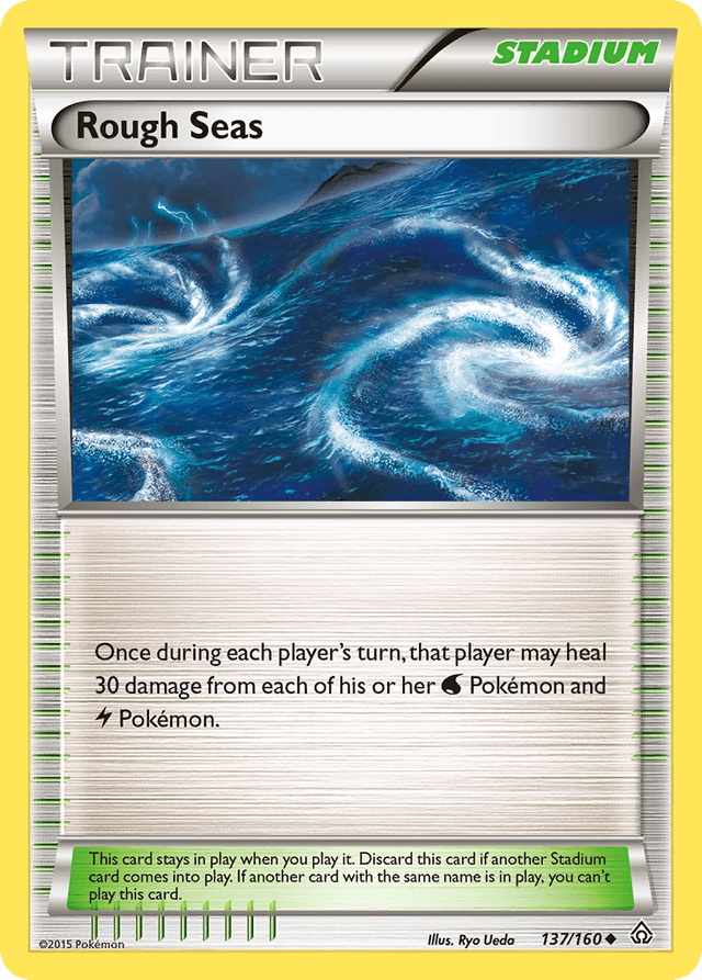 Carta Rough Seas 137/160 do set Primal Clash — Pokémon TCG | Bynx
