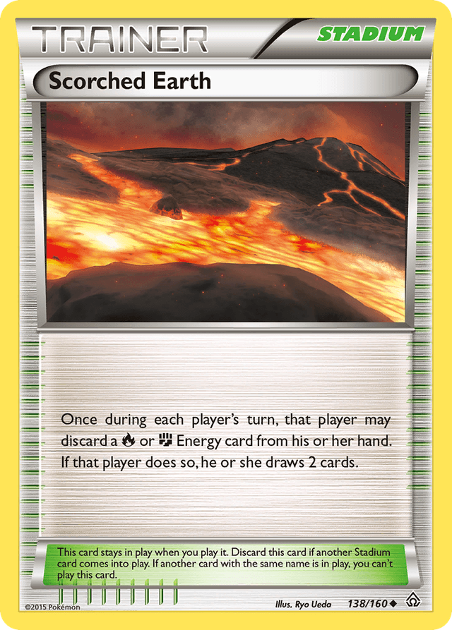 Carta Scorched Earth 138/160 do set Primal Clash — Pokémon TCG | Bynx