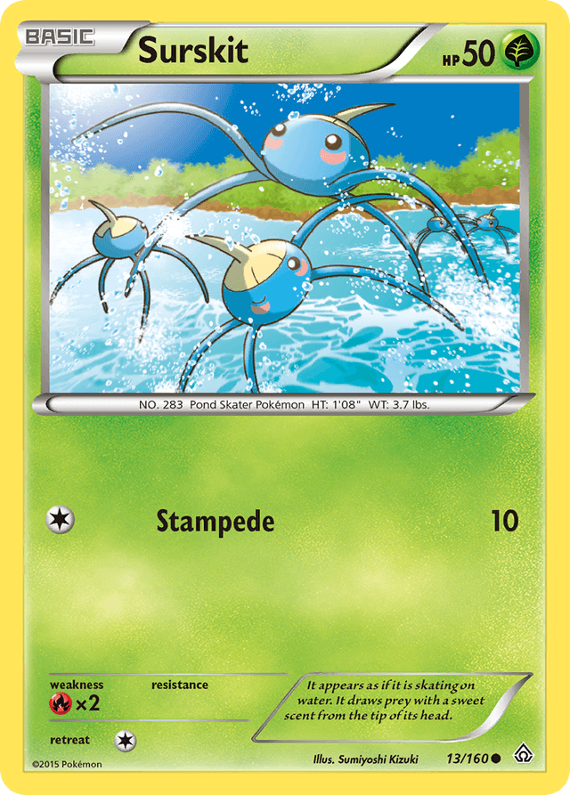 Carta Surskit 13/160 do set Primal Clash — Pokémon TCG | Bynx