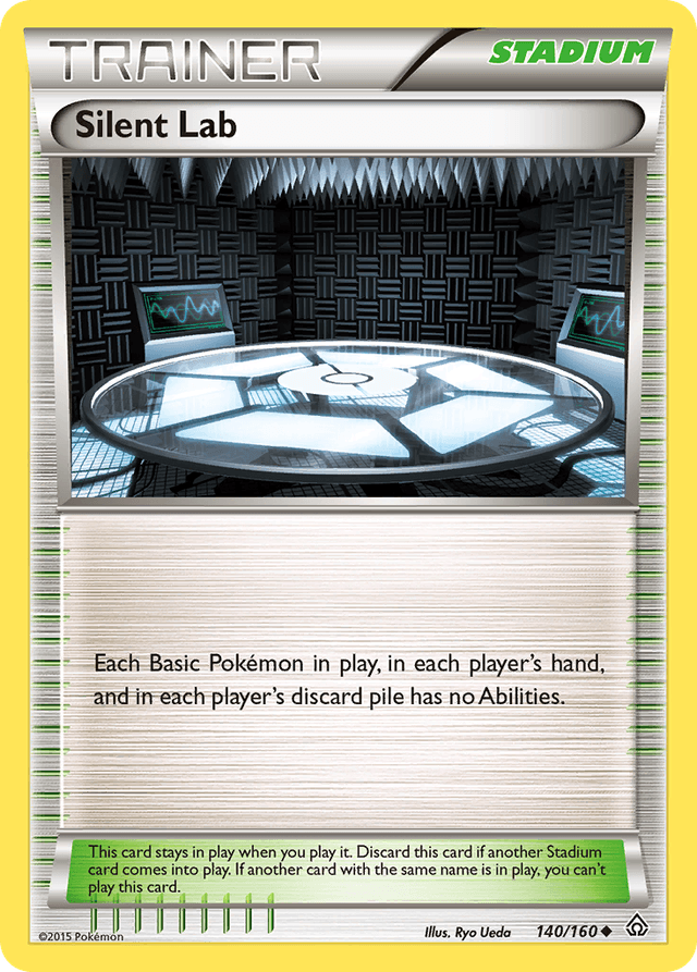 Carta Silent Lab 140/160 do set Primal Clash — Pokémon TCG | Bynx