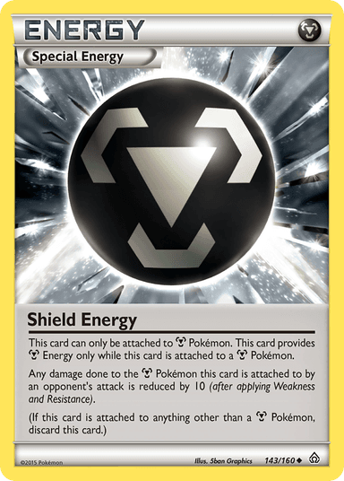 Carta Shield Energy 143/160 do set Primal Clash — Pokémon TCG | Bynx
