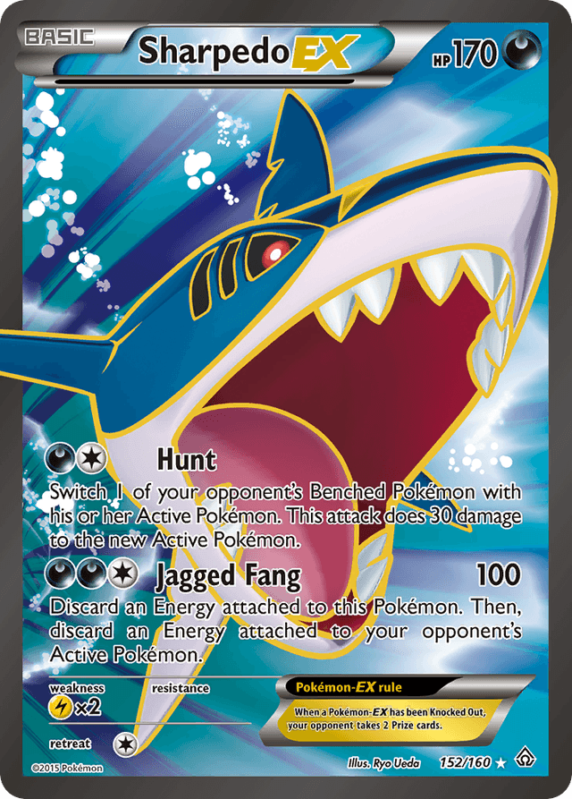 Carta Sharpedo-EX 152/160 do set Primal Clash — Pokémon TCG | Bynx