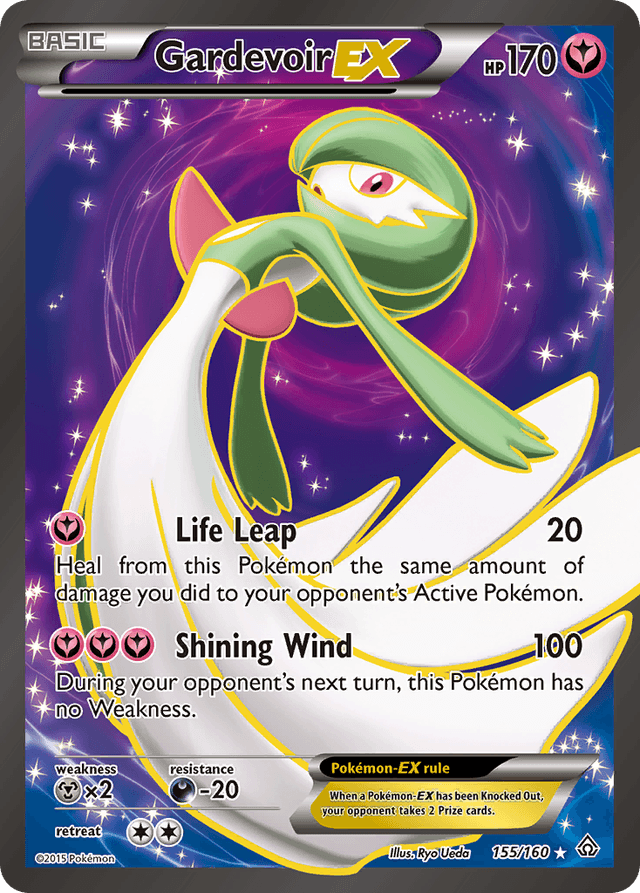Carta Gardevoir-EX 155/160 do set Primal Clash — Pokémon TCG | Bynx