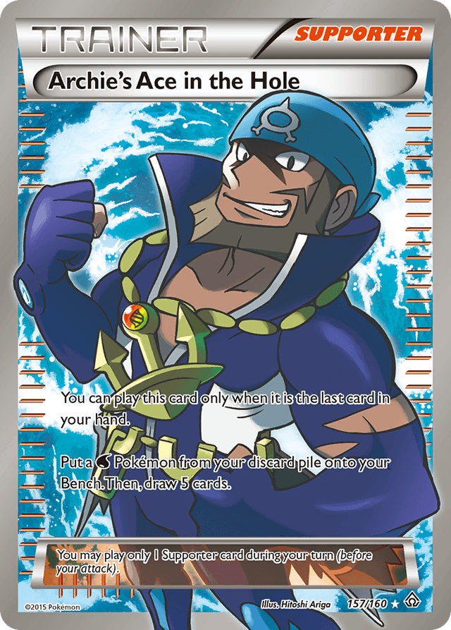 Carta Archie's Ace in the Hole 157/160 do set Primal Clash — Pokémon TCG | Bynx